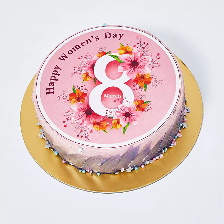 Womens Day Chocolate Cake: Send Flowers N Chocolates to Qatar