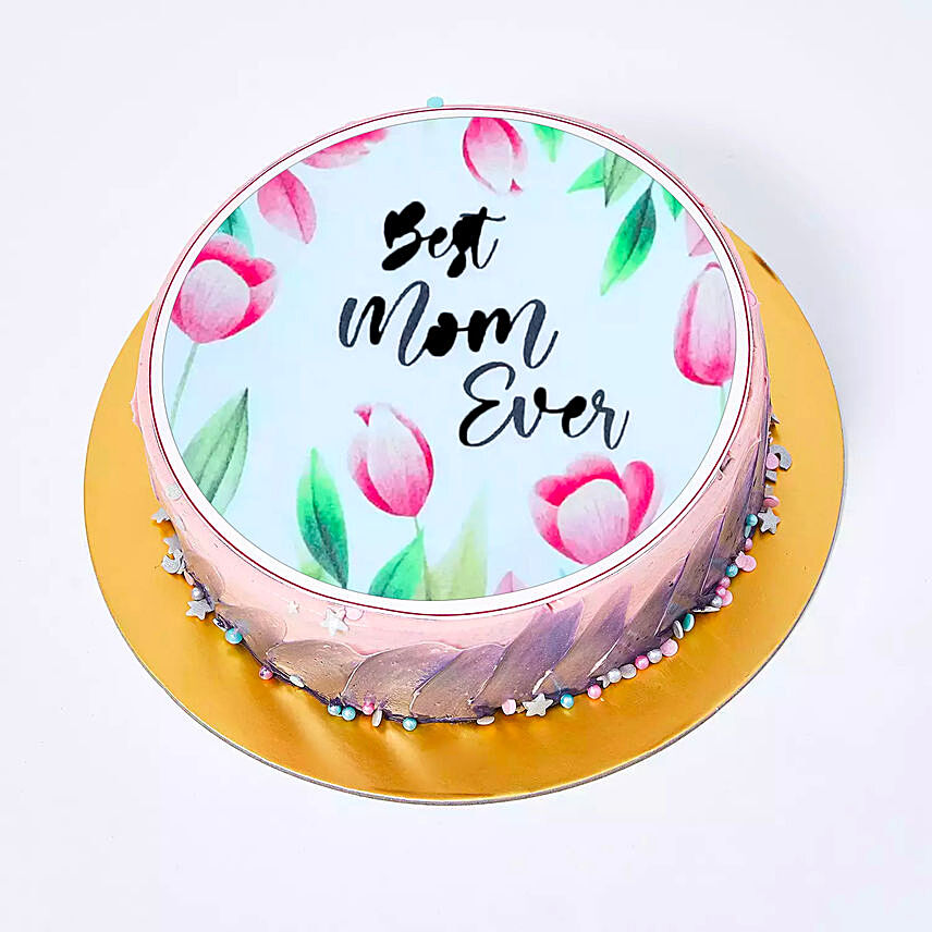 Best Mom Ever Cake: Send Mothers Day Gifts to Qatar
