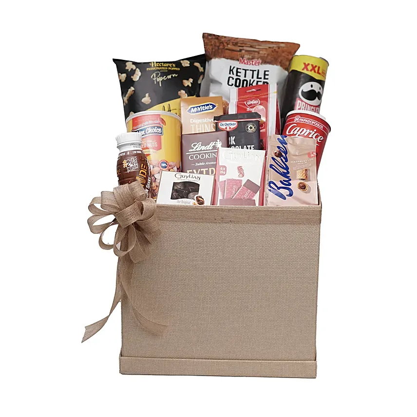 Healthy & Yummy Treats Gift Box: Send Gift Hampers To Qatar