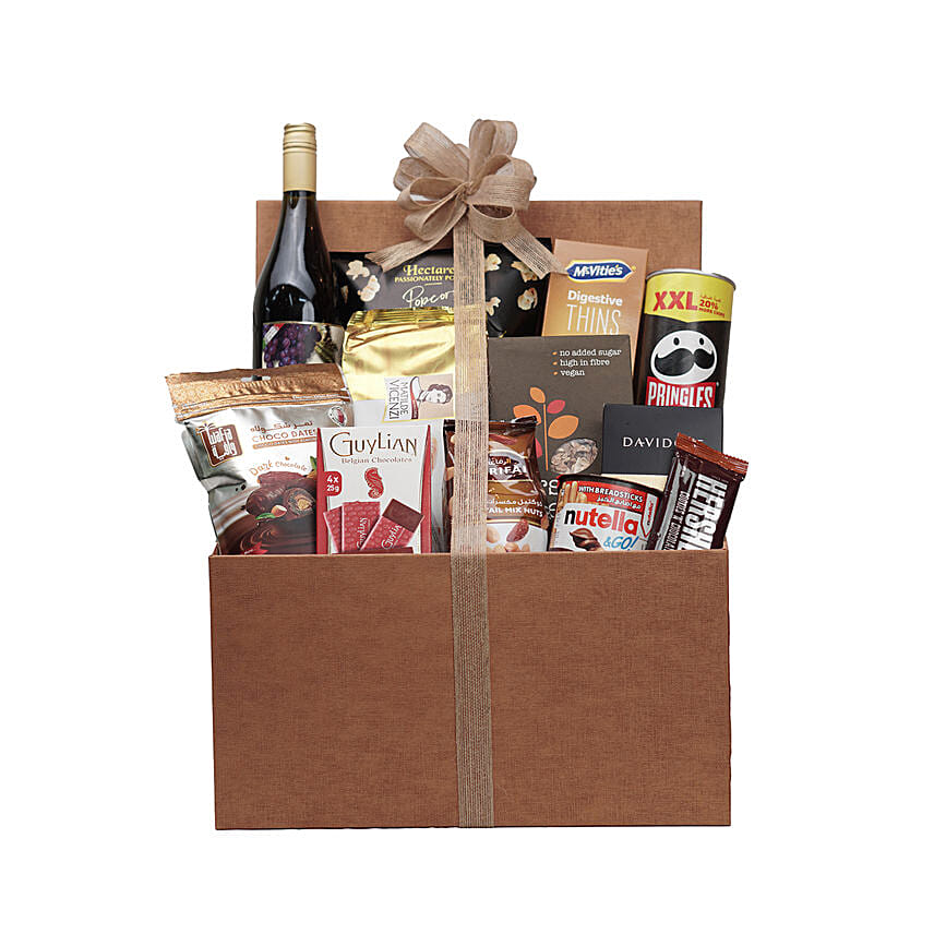Tasty Treats & Juice Box Hamper: Send Gift Hampers To Qatar