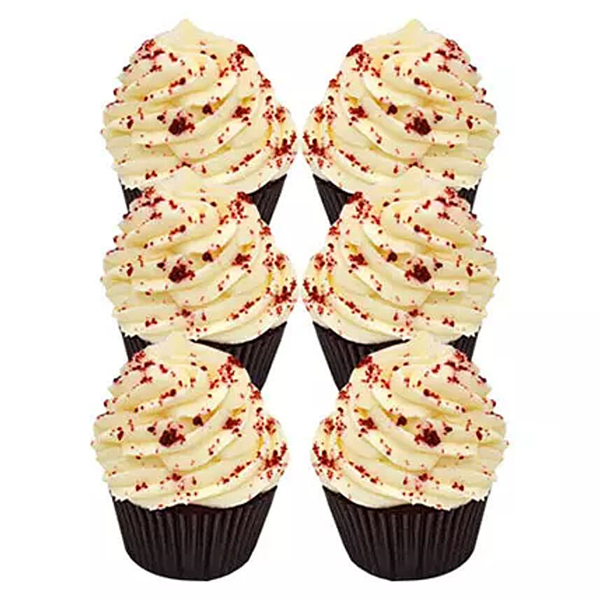 Romantic Red Velvet Cupcakes: Send Anniversary Gifts To Qatar