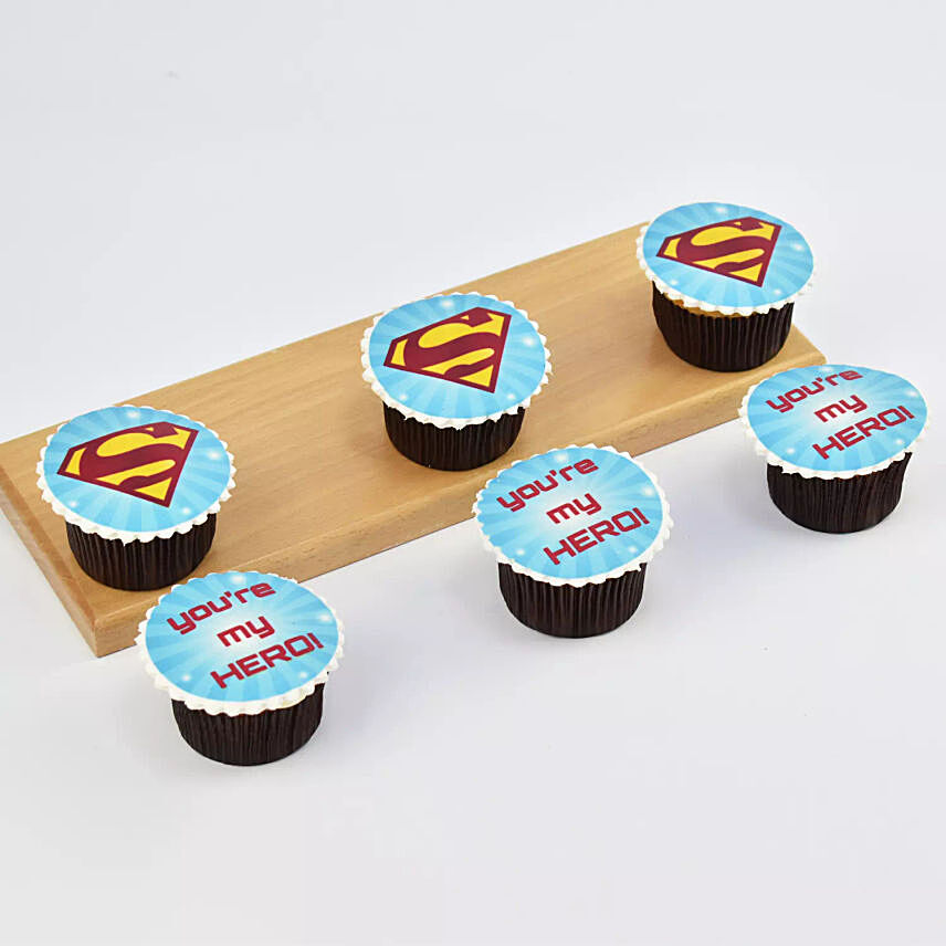 You Are My Hero Cupcakes: Send Anniversary Gifts To Qatar