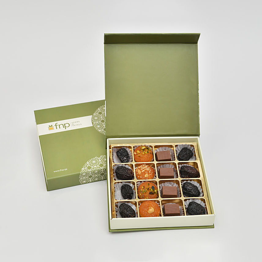 Premium Box of Assorted Arabic Sweets: Send Sweets To Qatar