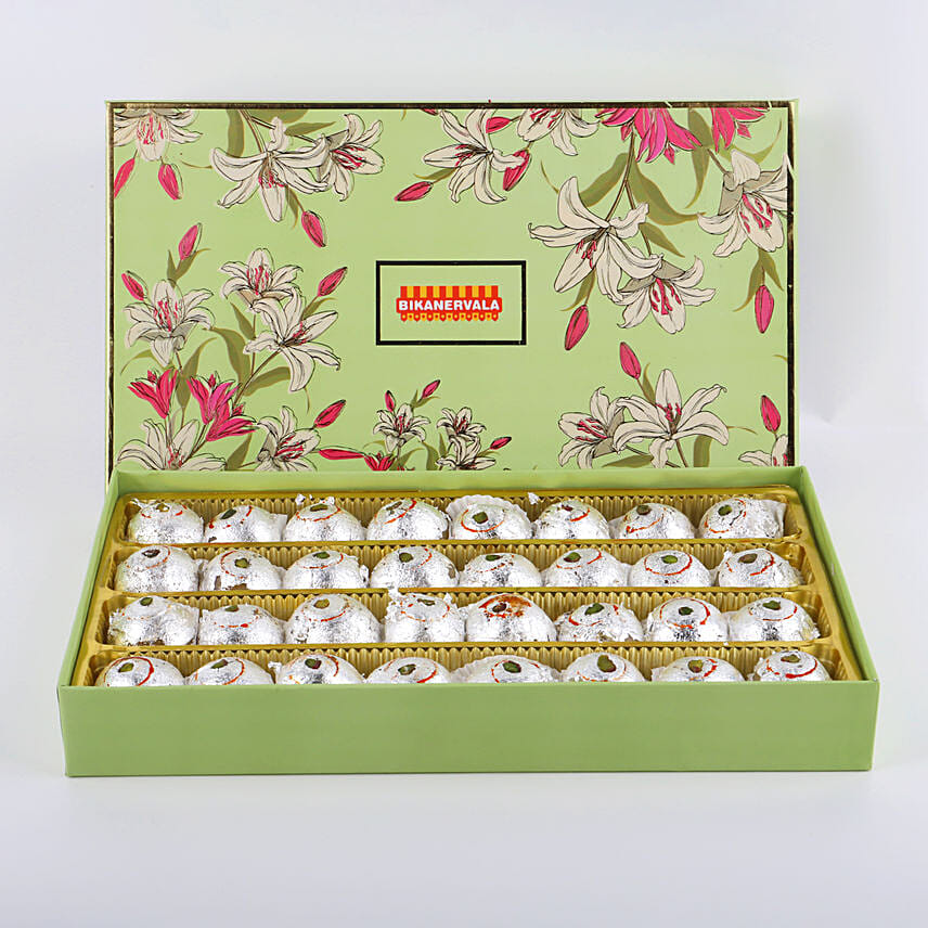 Kaju Lemon Sweet Box: Send Sweets To Qatar