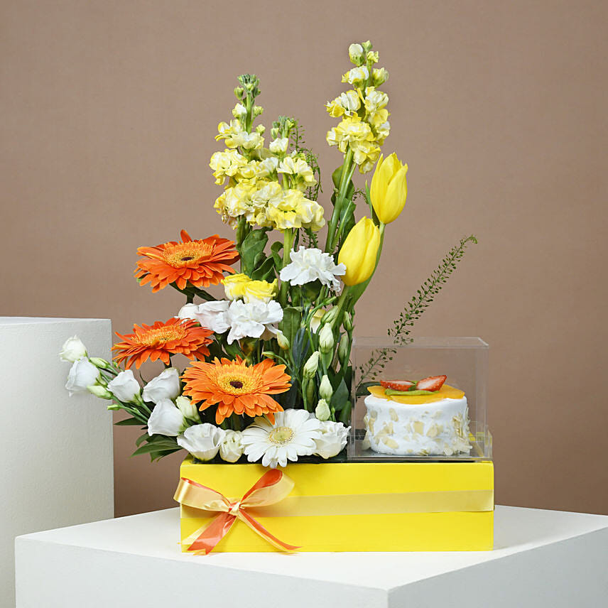 Gourmet Indulgence and Flowers: Flower and Cakes Delivery in Qatar