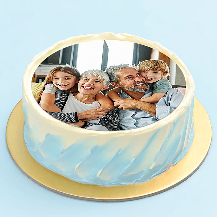 Grandparents Day Special Cake 4 Portion: Send Personalised Gifts To Qatar