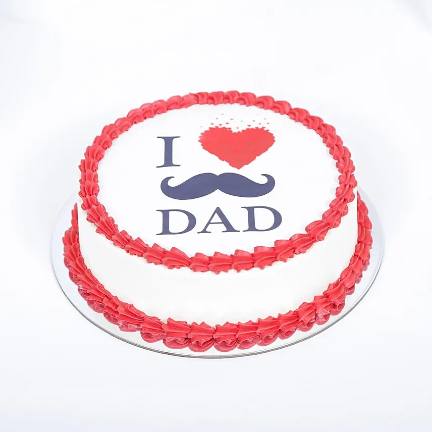 I Love You Dad Cake: Fathers Day Gifts to Qatar