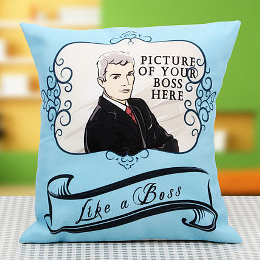 Like A Boss Personalised Cushion: توصيل هدايا قطر