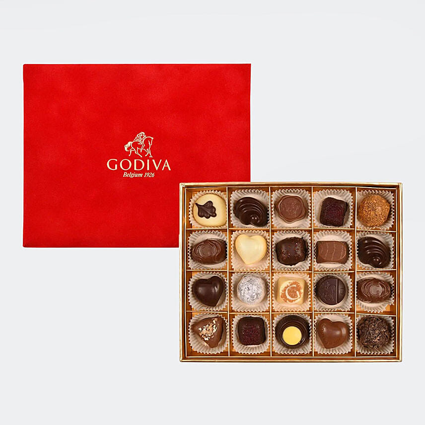 Godiva | Red Velvet Box - 20 pieces: Godiva Chocolates