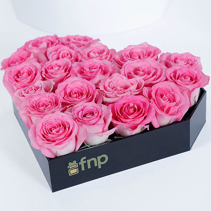Pink Rosy Heart: 