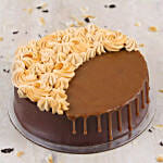 Eggless Chocolate Caramel Cake