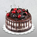 Delicate Black Forest Delish Cake Half Kg