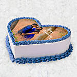 Heart Shaped Photo Cake 10 Pax