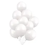 White Helium Balloons