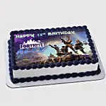 Fortnite Birthday Chocolate Photo Cake