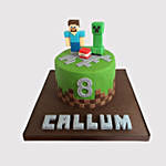 Minecraft Steve Chocolate Cake