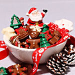 Santas Bowl Of Assorted Chocolates