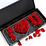 Romantic Red Roses Arrangement Online