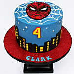 Chocolate Birthday Spiderman Cake