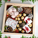 Christmas Wishes in Wooden Tray