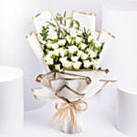 Beautiful White Spray Rose Bouquet