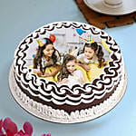 Delightful Birthday Photo Cake- Truffle 1 Kg