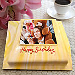 Framed Birthday Photo Cake- Truffle 1 Kg
