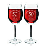 Special Engraved Glasses Set of Two