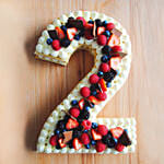 Number 2 Mixed Berries Chocolate Cake