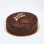 Dark Chocolate Birthday Cake