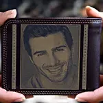 Personalised Men's Wallet With Photo