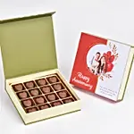 Anniversary Personalised Nuts Chocolate Box