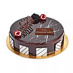 Half Kg Chocolate Truffle Anniversary Cake