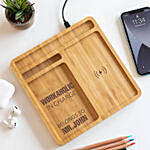 Bamboo Wireless Charger Docking Station