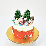 Winter Forest Christmas Cake