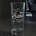 Personalised Engraved Water Glass