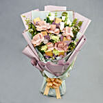 Mesmerising Flowers and Chocolates Bouquet