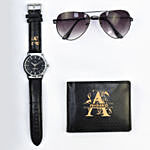 Personalised Wallet Watch and Sunglasses Gift Box