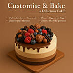 Customized Cake Chocolate 30 PORTIONs