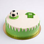 Football Theme Vanilla Cake