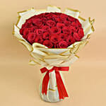 50 Valentine Roses Bouquet