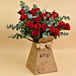 20 Red Roses Hand Bouquet