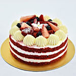 4 Portions Red Velvet Cake