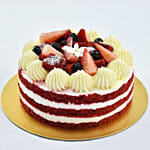 4 Portions Red Velvet Cake