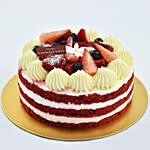 Half Kg Red Velvet Cake For Anniversary