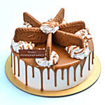 Half Kg Lotus Biscoff Cake For Anniversary