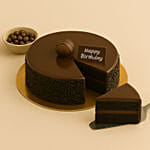 Delightful Birthday Chocolate Fudge Cake 4 Portion