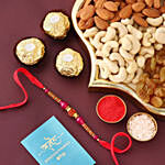 Sneh Elegant Rudraksha Rakhi & Festive Goodies