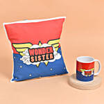 Wonder Sister Cushion & Mug