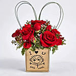 Boundless love roses bouquet